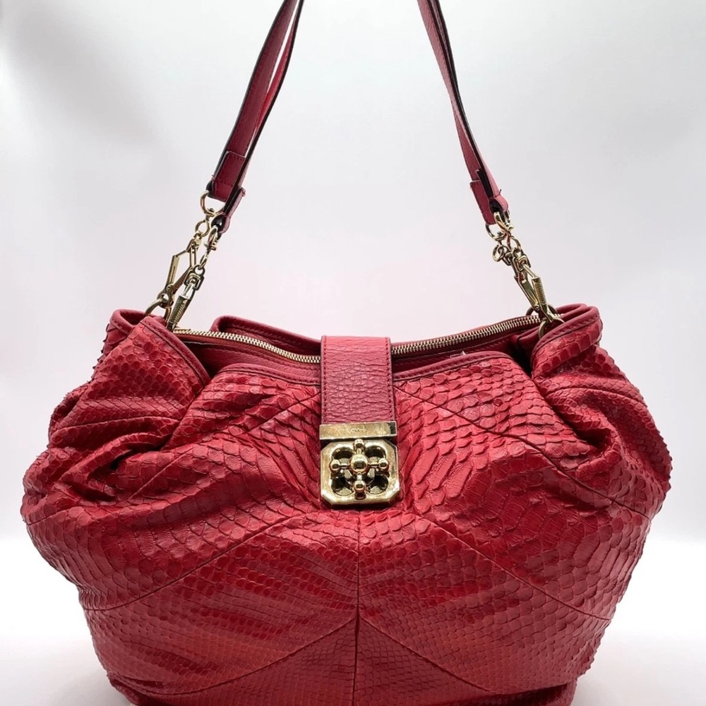 Chloe Python Elsie tote bag - Picture 4 of 16